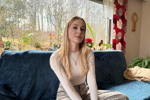 Die 19-jährige Nika Ivchenko wird am vierten Jahrestag des Krieges in der Ukraine innehalten.