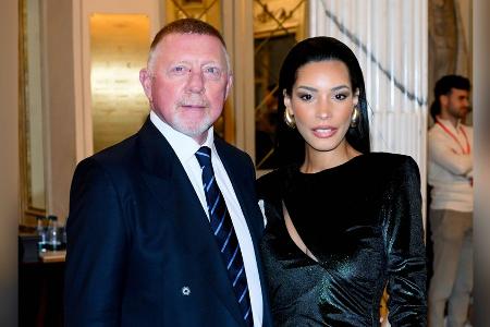 Boris Becker genießt Familienzeit beim Tennis