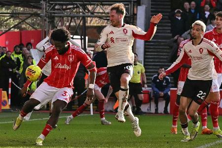 Ohne verletzten Wirtz: Liverpool siegt spät in Nottingham