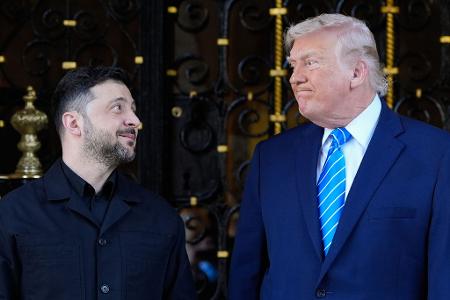 Selenskyj und Trump ziehen im Ukraine-Krieg offensichtlich nicht an einem Strang. (Archivbild)