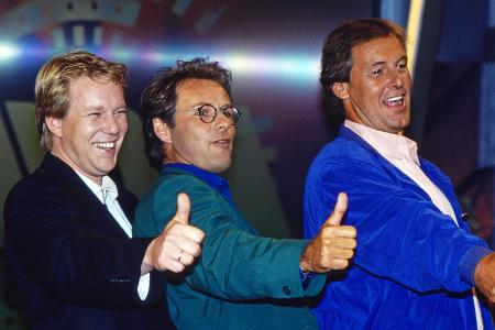 Johannes B. Kerner, Reinhold Beckmann und Jörg Wontorra