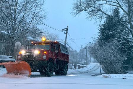 New Jersey rüstet sich für den heftigen Wintersturm. 