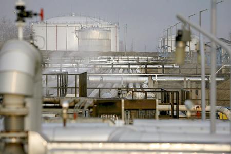 Hier kommt derzeit kein russisches Öl mehr an: Empfangsstation der Druschba-Ölpipeline in Ungarn. (Archivbild)