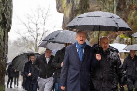 An den Externsteinen im Teutoburger Wald hatte sich Höcke mit nordrhein-westfälischen AfD-Politikern getroffen.