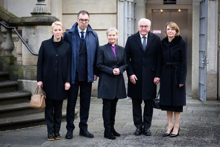 Bundespräsident Frank-Walter Steinmeier nahm am Berliner Friedensgebet für die Ukraine teil.