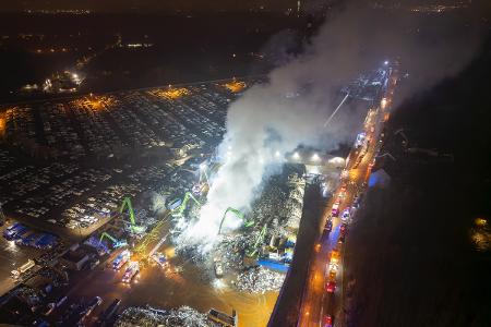 Blick auf den Einsatz
Foto: Feuerwehr Essen