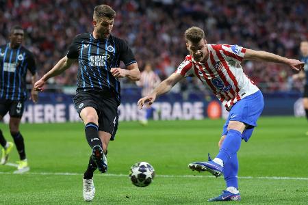 Dreierpack Sörloth: Atlético ringt Brügge nieder