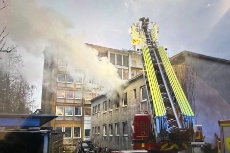 Feuer in einer Wohnung