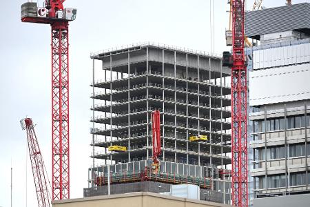 Die Bauinvestitionen zogen zuletzt an.