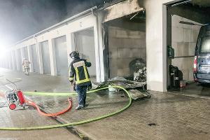 Garagenbrand in Bochum Linden