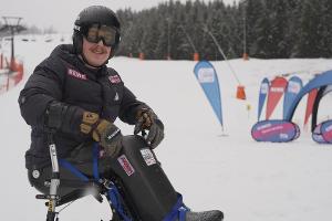 Monoskifahrer Leon Gensert: "Weg auf die Piste das größte Hindernis"