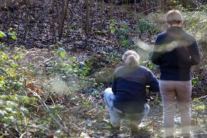 In diesem Waldstück in Duisburg wurde die Leiche einer Frau gefunden.