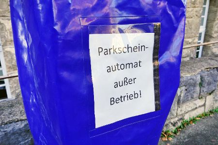 Parkscheinautomat defekt