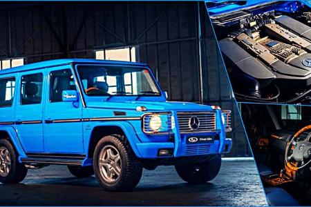 Mercedes G55 Babyblau