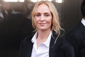 Bei Fendi-Show: Uma Thurman feiert in Mailand