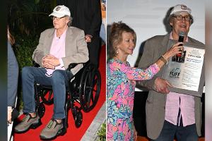Seltener Auftritt: Chevy Chase im Rollstuhl bei Doku-Premiere