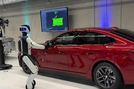Ein Roboter wie ihn BMW in Leipzig einsetzt. 