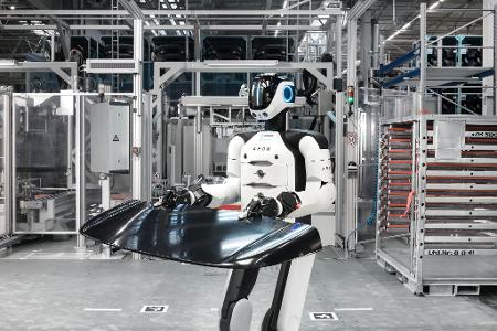 Ziel des Einsatzes soll laut BMW sein, unangenehme oder gefährliche Arbeiten an Roboter auszulagern.