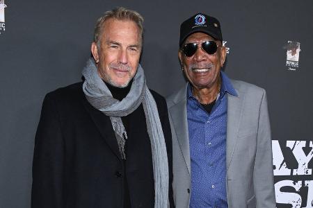 Kevin Costner und Morgan Freeman präsentieren historisches Drama