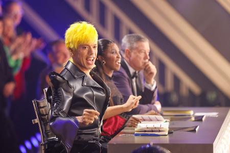 Jorges leuchtend gelben Haare waren ein Hingucker. 