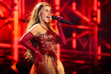 Erste Fotos von den Proben: Sarah Engels beim ESC-Vorentscheid