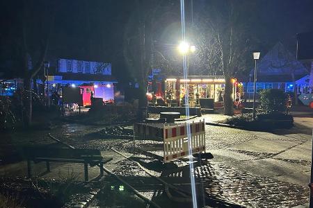 Die Feuerwehr an der Einsatzselle