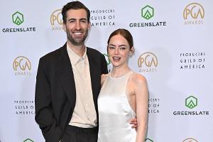 Emma Stone und Dave McCary: Seltener Red-Carpet-Auftritt