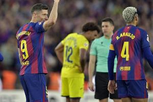 Augenhöhlenfraktur: Lewandowski fehlt Barca gegen Atlético