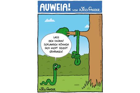 Alltäglicher Humor und Vögel