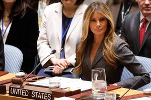 Melania Trump spricht vor UN-Sicherheitsrat - und erntet Kritik