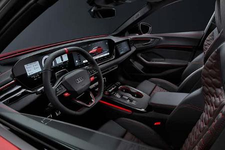 Audi RS5, Cockpit mit fahrer