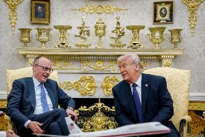 Kanzler und US-Präsident kamen wieder gut miteinander zurecht im Oval Office.