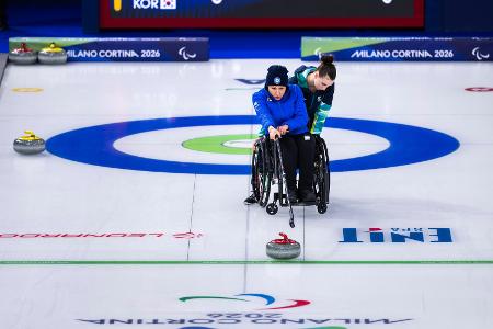 Start der Paralympics: Italiens Rollstuhlcurler überraschen