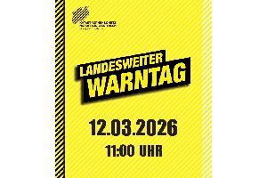 Ankündigung Warntag