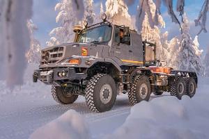 03/2026 Mercedes Zetros Polarkreis Winter-Test