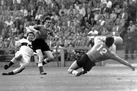 WM 1954 (Weltmeister): Auswärts (Grün-Weiß)