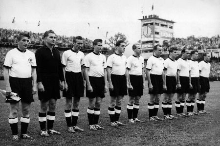 WM 1954 (Weltmeister) Heim (Weiß-Schwarz)