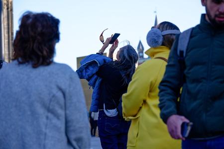 Der Dom ist ein beliebtes Fotomotiv. 