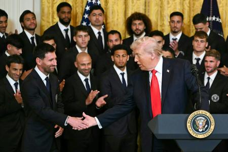 Trump ehrt Messi und Inter Miami im Weißen Haus
