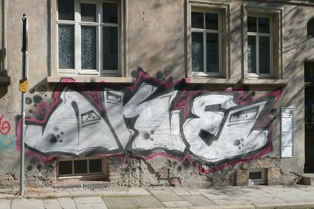 Graffiti Große Badergasse/ Kirchgasse