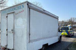 Grillwagen mit erheblichen Mängeln