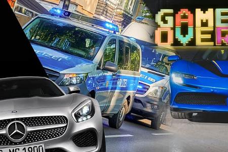 Steuerbetrug Luxusautos Razzia Collage