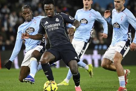 Spanien: Real siegt in Vigo in der Nachspielzeit