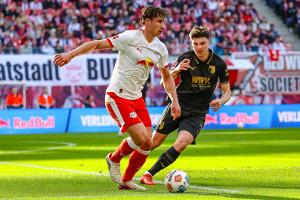 Leipzig feiert glücklichen Sieg gegen Augsburg