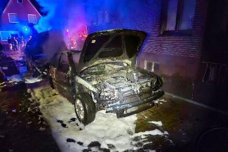 völlig zerstörter Mondeo