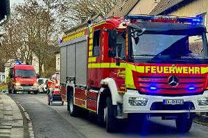 Brandbekämpfung am Kleffweg