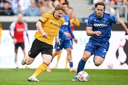 2. Liga: Dresden verspielt Sieg in Karlsruhe