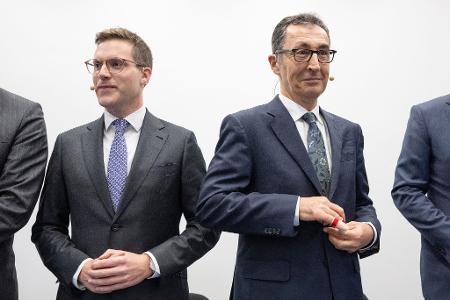 Manuel Hagel (CDU) und Cem Özdemir (Grüne) konkurrieren um das Amt des Ministerpräsidenten. (Archivbild)