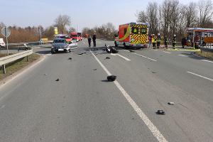 Unfall B241 bei Borgentreich