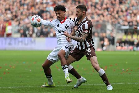 Kein Sieger am Millerntor: Frankfurt auswärts weiter blass